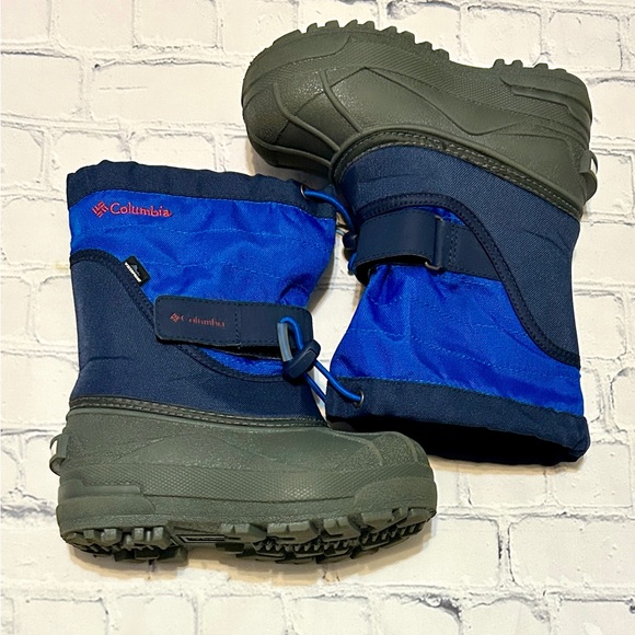 Columbia Waterproof Kids Snow Boots - Little Boys Size 11 Blue & Gray (EUC) - Picture 2 of 14